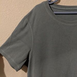 Sage Green Ribbed Maxi Dress